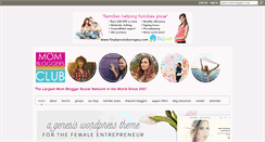 Desktop Screenshot of mombloggersclub.com
